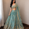 Aqua Bloom Lehenga